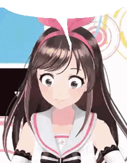 Close-Up Of Girl With Pink Bow Sticker
