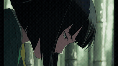 Close Up Of Girl With Serious Look GIF