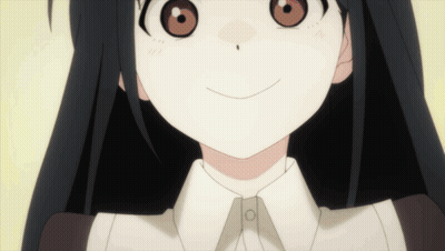 Close Up Of Girl With Smiley Face GIF