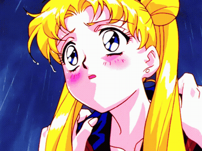 Close Up Of Girl With Yellow Hair GIF