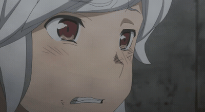 Close Up Of Gray Haired Character GIF