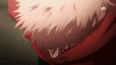 Close Up Of Hair With Red Sweater GIF