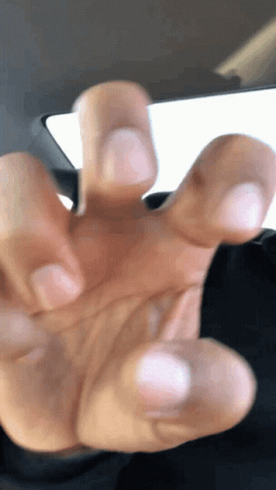 Close Up Of Hand With Fingers Extended GIF