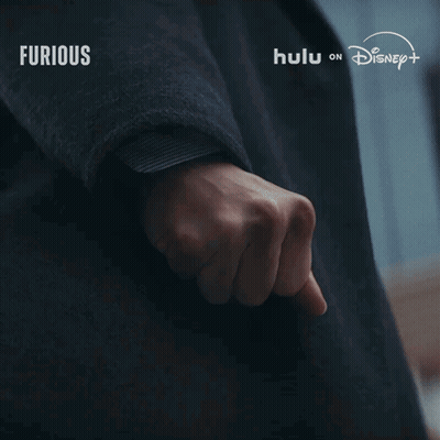 Close Up Of Hand With Furious Behind It GIF