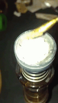 Close Up Of Hookah With Lighter GIF