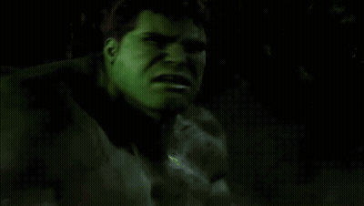 Close Up Of Hulk's Angry Face GIF