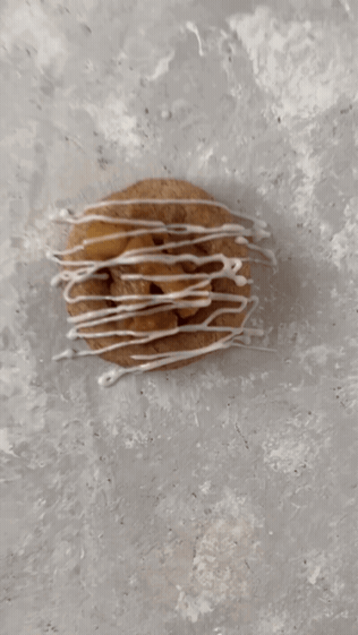 Close Up Of Iced Cookie GIF
