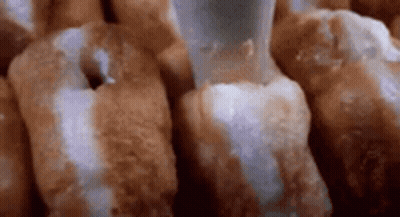 Close Up Of Iced Doughnuts GIF