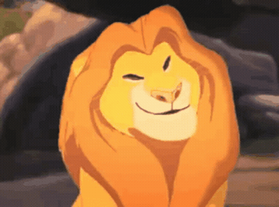 Close Up Of Lion From The Lion King GIF