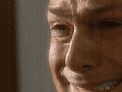 Close Up Of Man Crying With Tear GIF