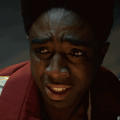 Close Up Of Man Crying With Tears GIF