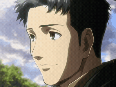 Close Up Of Man Face With Blue Sky GIF