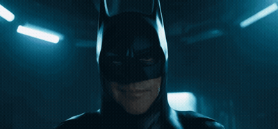 Close Up Of Man In Batman Costume GIF