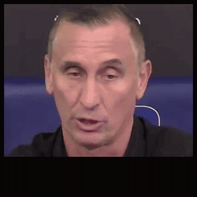 Close Up Of Man In Black Shirt GIF