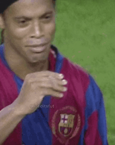 Close Up Of Man In Blue Shirt GIF