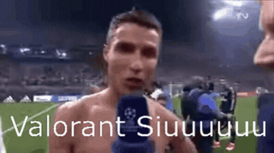 Close-Up Of Man In Blue Shirt GIF