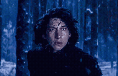 Close Up Of Man In Dark Forest GIF