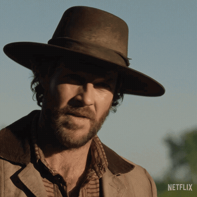 Close Up Of Man In Hat With Netflix GIF
