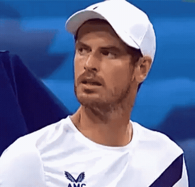 Close Up Of Man In White Hat And White Shirt GIF