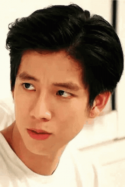 Close Up Of Man In White Shirt GIF