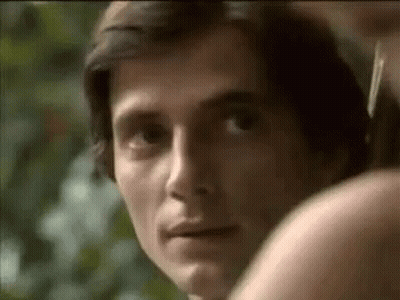 Close Up Of Man Looking At Another Man GIF