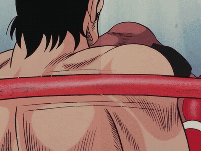 Close Up of Man's Back With Red Ring