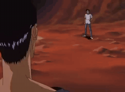 Close Up Of Man's Cartoon Face GIF