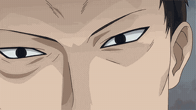Close Up Of Man's Eyes With Shadow GIF