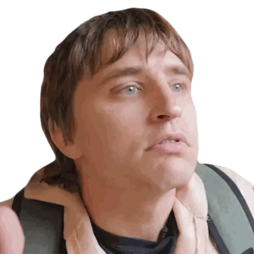 Close Up Of Man's Face Sticker