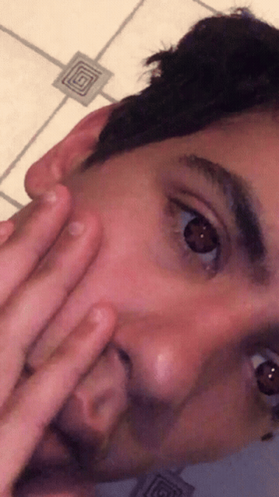 Close Up Of Man's Face GIF