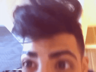 Close Up Of Man's Face And Eyes GIF