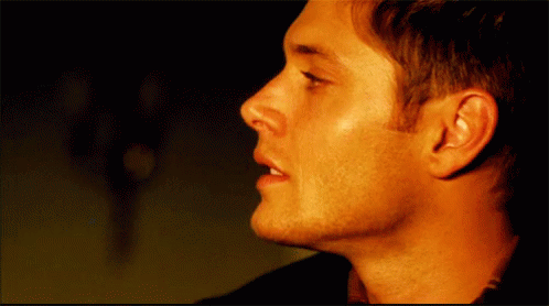 Close Up Of Man's Face And Neck GIF