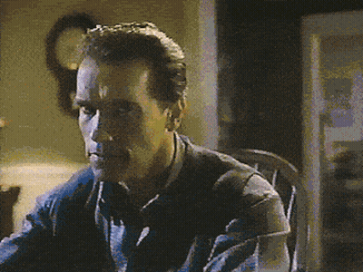Close Up Of Man's Face In Blurry Photo GIF