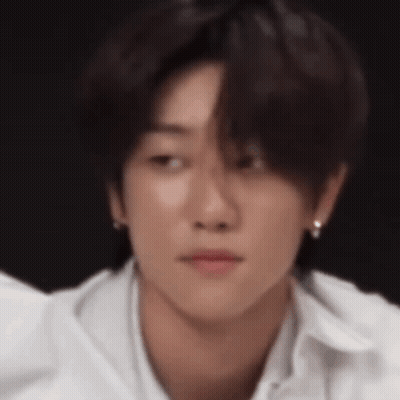 Close Up Of Man's Face In White Shirt GIF