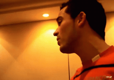 Close Up Of Man's Face Saying RBD GIF