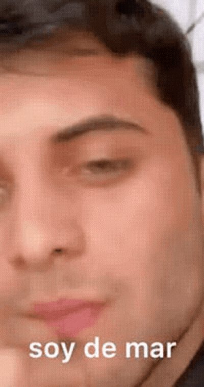 Close Up Of Man's Face Soy De Mar GIF