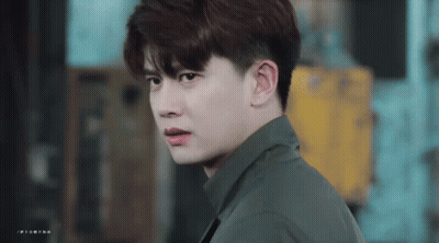 Close Up Of Man's Face With A GIF