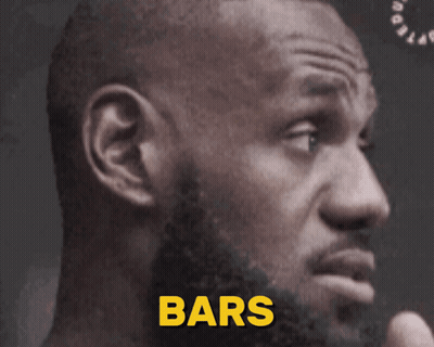 Close Up Of Man's Face With Bars In Yellow GIF