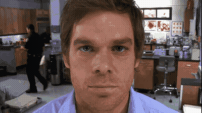 Close Up Of Man's Face With Blurry Background GIF