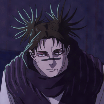 Close Up Of Man's Face With Chinese Writing GIF