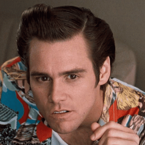 Close Up Of Man's Face With David Worren GIF