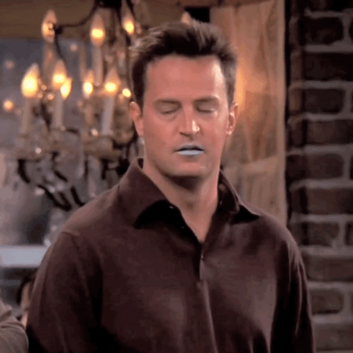 Close Up Of Man's Face With Eyes Closed GIF