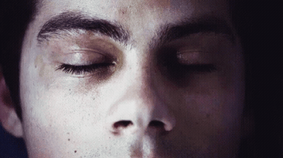 Close Up Of Man's Face With Eyes Closed GIF