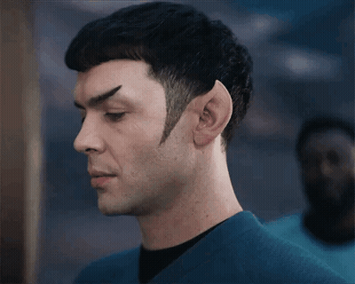 Close Up Of Man's Face With Fringe GIF