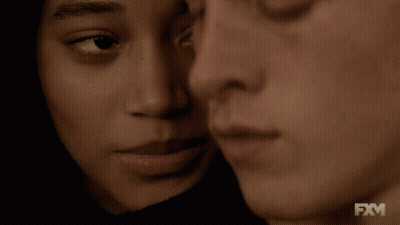 Close Up Of Man's Face With FXM GIF