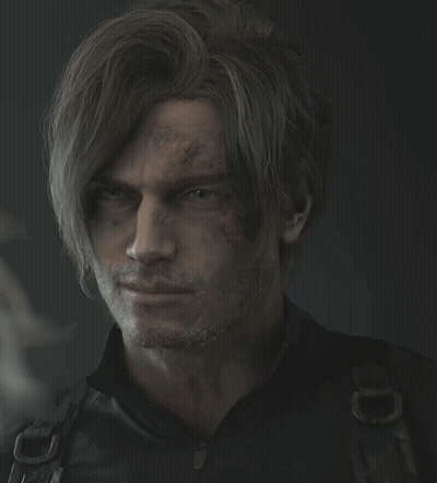 Close Up Of Man's Face With Letter D On Strap GIF