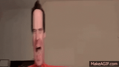 Close Up Of Man's Face With Makeagif.com GIF
