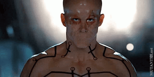 Close Up Of Man's Face With Mutantgirl.net GIF