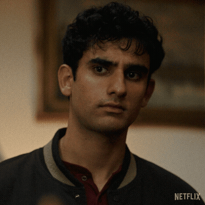 Close Up Of Man's Face With Netflix GIF