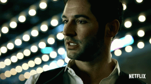 Close Up Of Man's Face With Netflix GIF